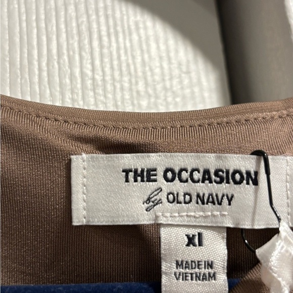 Old Navy The Occasion Twist-Front Maxi Dress – NWT – Size XL –Sedimentary - Picture 13 of 16